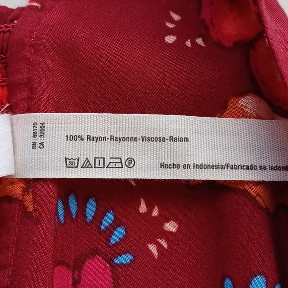 Intimately Free People Lattice Lovers Lace-Up Floral Ruffle Mini Dress - Picture 9 of 14